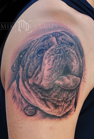 Tattoos - Bulldog  - 47939
