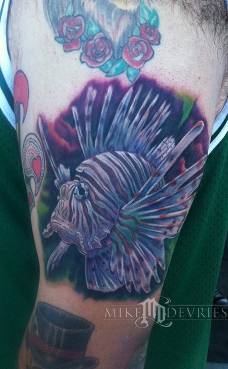 Tattoos - Lion Fish Tattoo - 59560