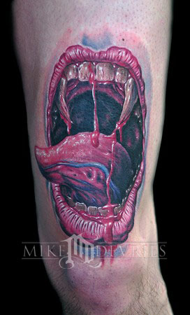 Tattoos - Mouth Tattoo - 37069