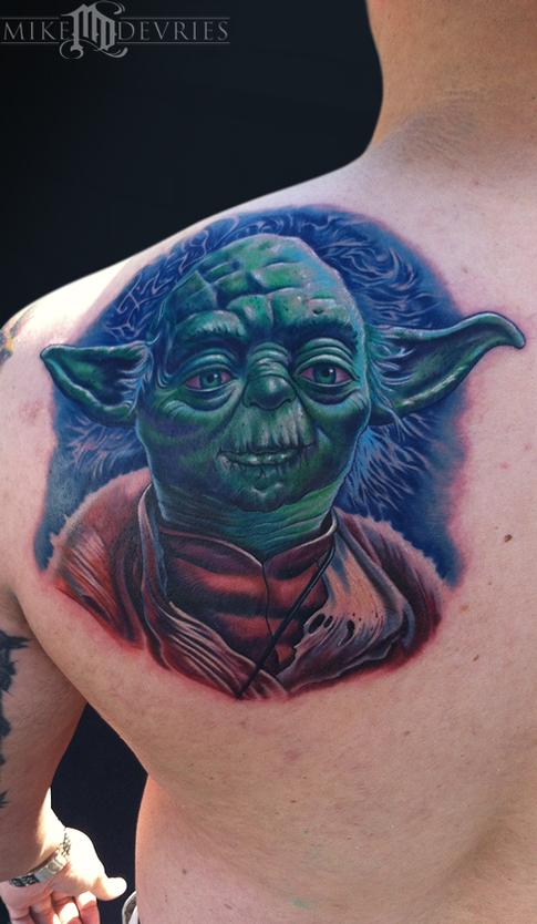 Tattoos - Yoda Tattoo - 65769