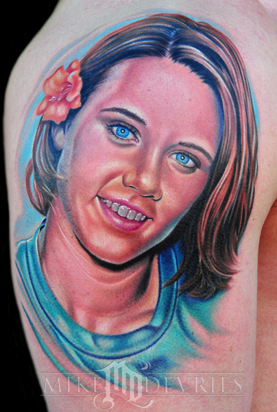 Tattoos - Wife portrait - 27544