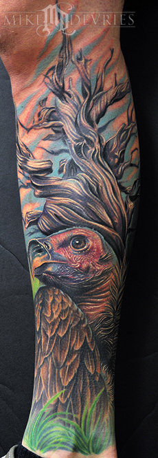 Tattoos - Vulture Tattoo - 32543