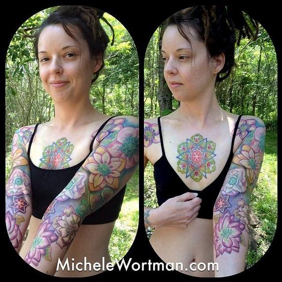 Tattoos - Kristen Helleborous bodyset - 91909