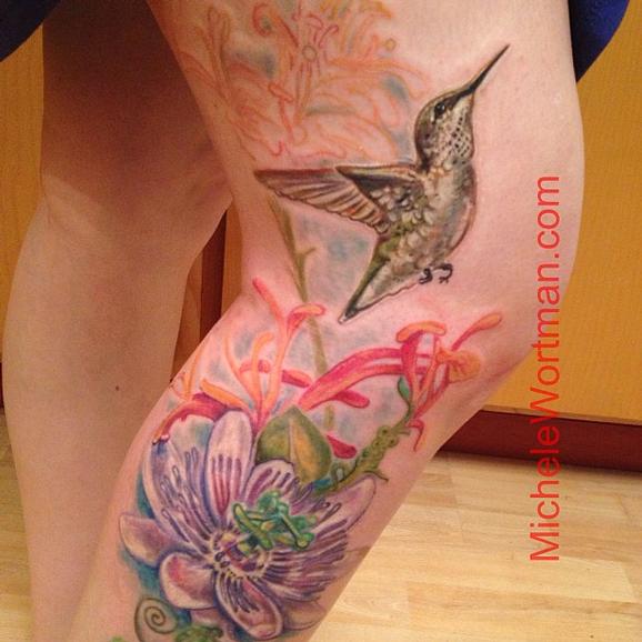 Tattoos - Brookes Hummingbird in Southern Illinois - 91884