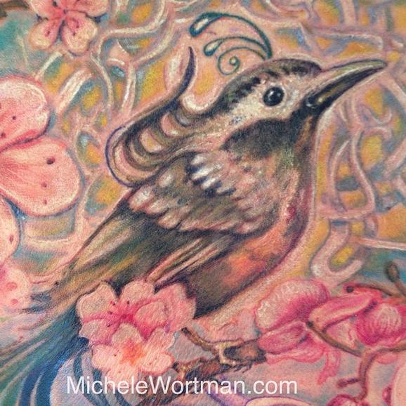 Tattoos - Sabrinas Woodland Window back piece to body set  (detail) - 91885