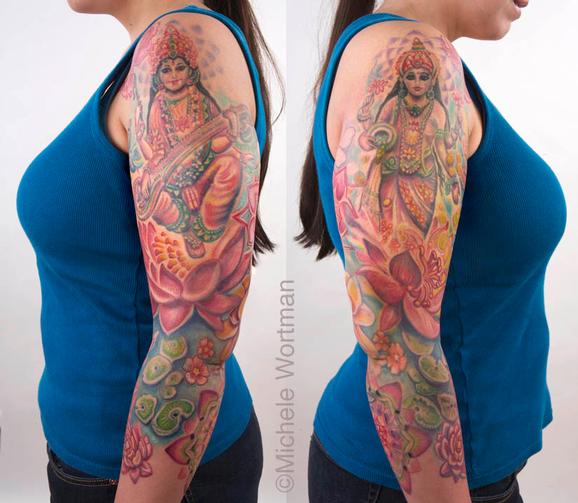 Tattoos - Charity Goddess bodyset - 73228