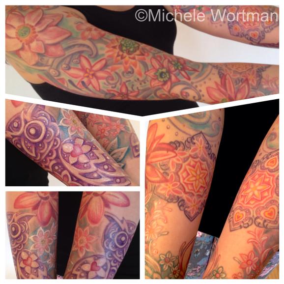 Tattoos - Renee Vintage Floral set - 77882