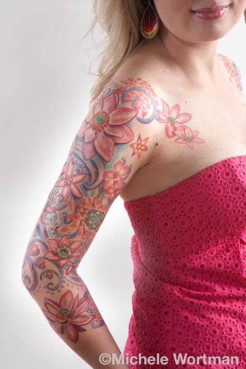 Tattoos - Renee Vintage floral bodyset - 73235
