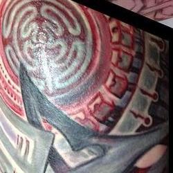 Tattoos - Sashas Tech-Mech bio sleeve (innerarm in progress) - 91875