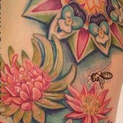 Tattoos - Chloes Succulent Cosmic Garden Leg set - 91900