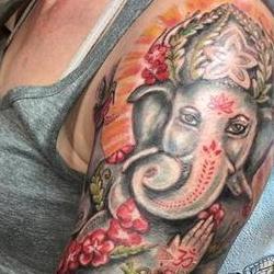 Tattoos - Garden Ganesha - 117155