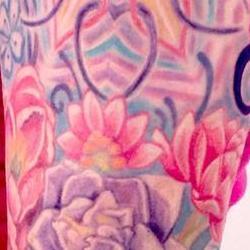 Tattoos - Caitlins Lacy Paisley half sleeve (details) - 91870