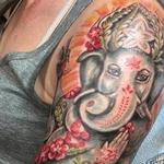 Garden Ganesha Tattoo Thumbnail