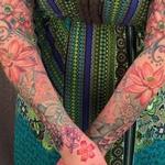 Vintage floral bodyset on Renee Tattoo Thumbnail