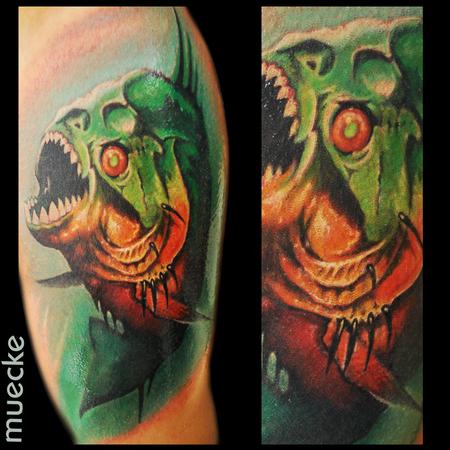 Tattoos - Piranha Tattoo - 86210