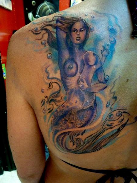 Mully - Mermaid holding baby