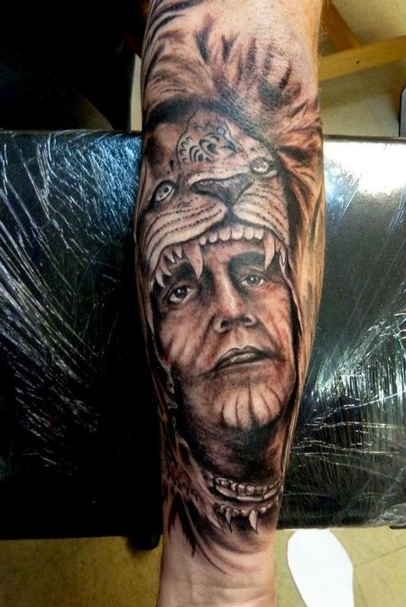 Tattoos - Indian chief - 64108