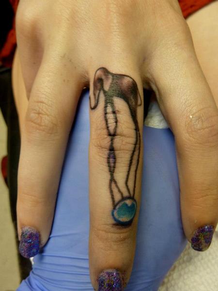 Mully - Dali inspired Elle on the finger