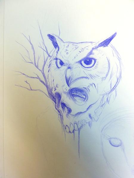 Mully - Owl skull