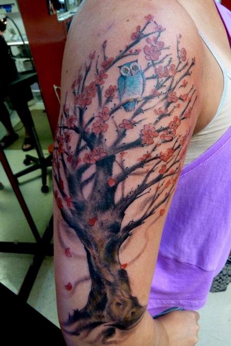 Cherry Blossom tree by Mully : Tattoos
