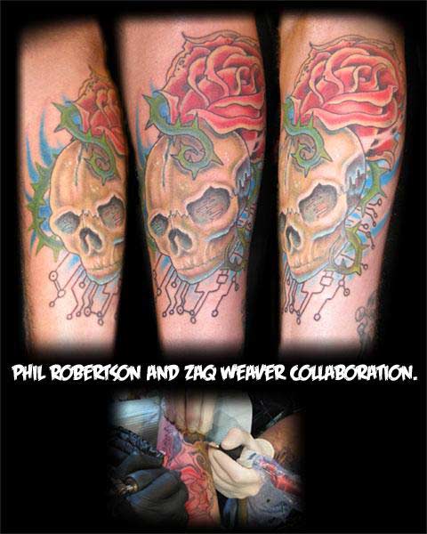 Phil Robertson - Bio Mech Skull Collaboration 