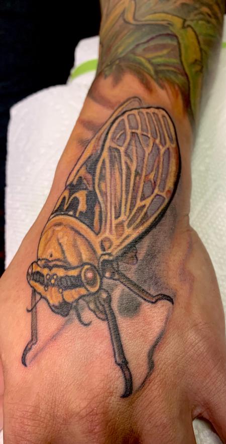 Phil Robertson - Cicada tattoo