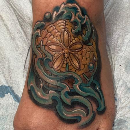Phil Robertson - Seashell tattoo