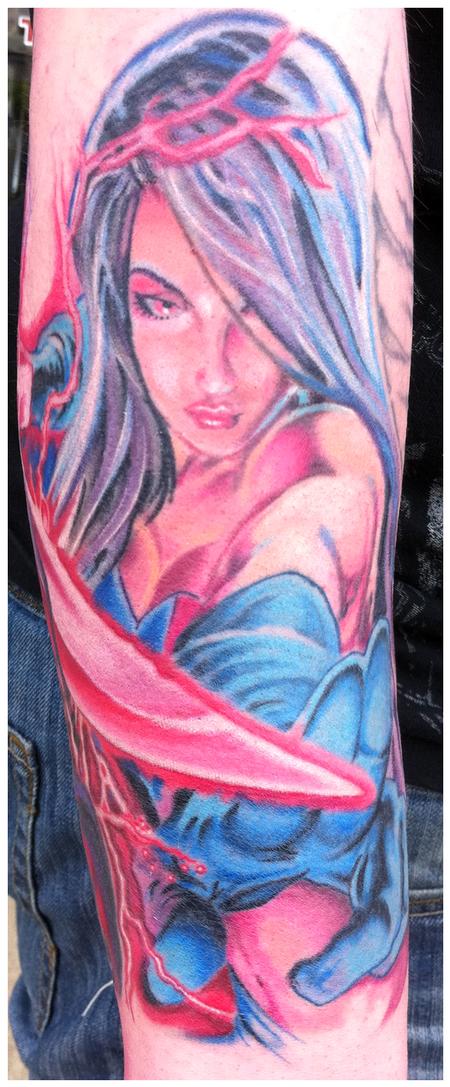 Tattoos - Comic book woman - 56243