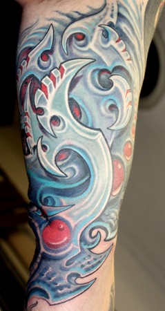 Tattoos - Grams innerarm bio. - 35784