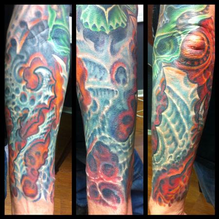 Tattoos - Biomech coverup tattoo - 100998