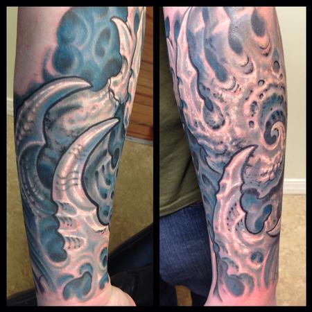 Tattoos - Biomech arm tattoo - 101068