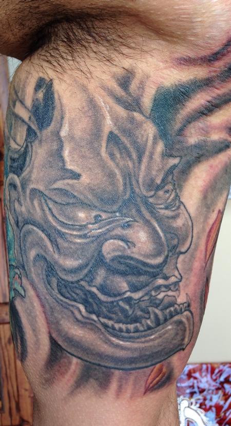 Phil Robertson - Hannya mask tattoo