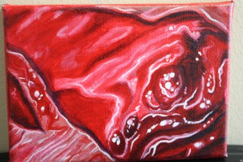 Phil Robertson - Moist and bloody acrylic painting...