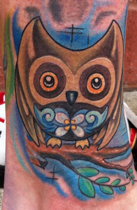 Phil Robertson - Owl tattoo