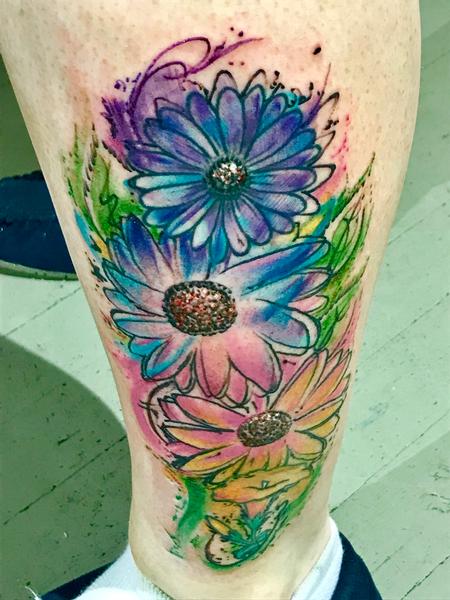 Tattoos - Flower Splashj - 138149