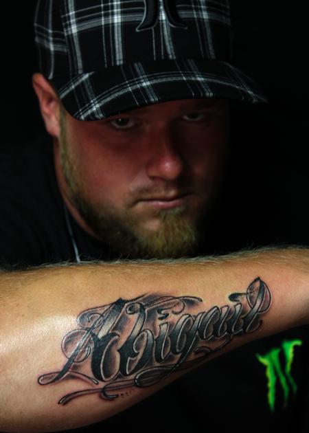 Tattoos - Daughters name. - 77217