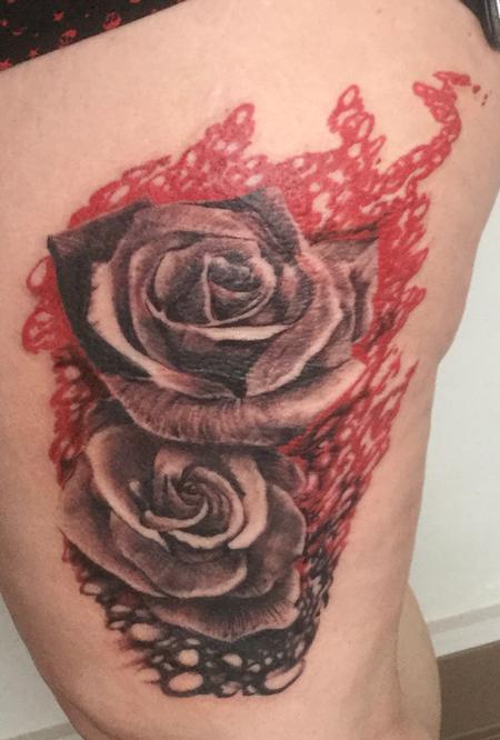 Tattoos - Rose Pour - 141785