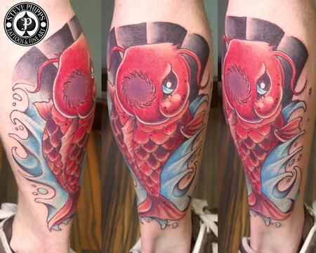 Tattoos - Freehand Koi - 77229
