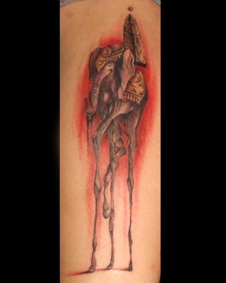 Tattoos - Dali Elephant - 77362