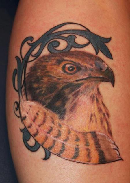 Tattoos - Hawk - 76920