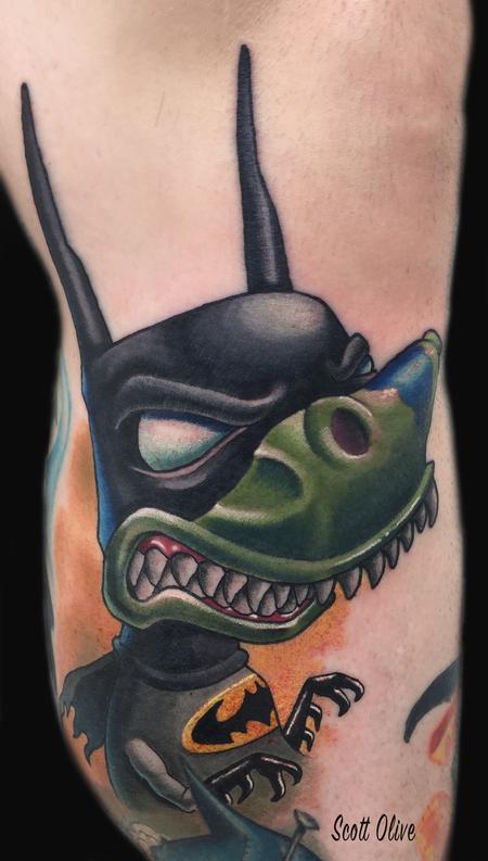 Tattoos - Tree batman - 127970