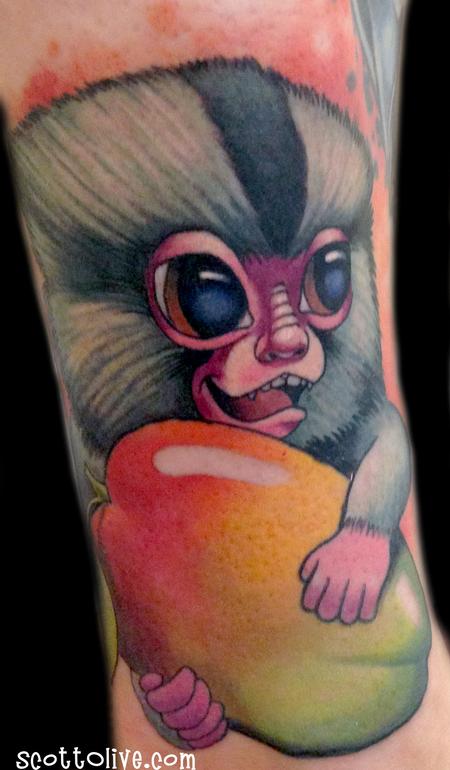 Tattoos - Marmoset Monkey - 94308