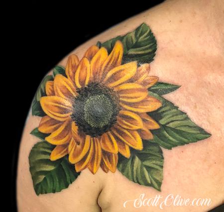 Tattoos - Sunflower Coverup - 138397
