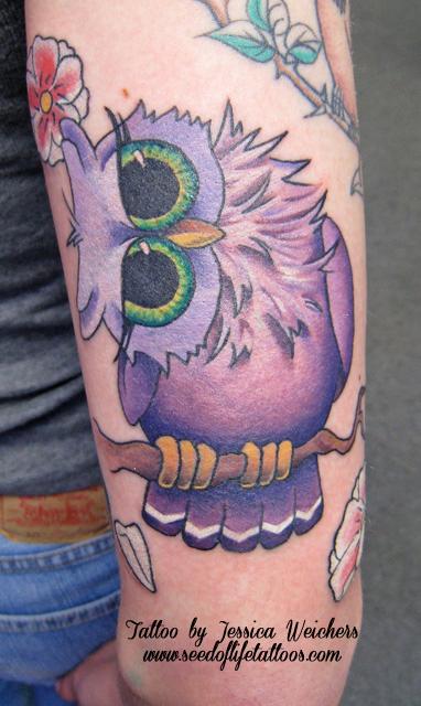Tattoos - Cute little Owl - 90001