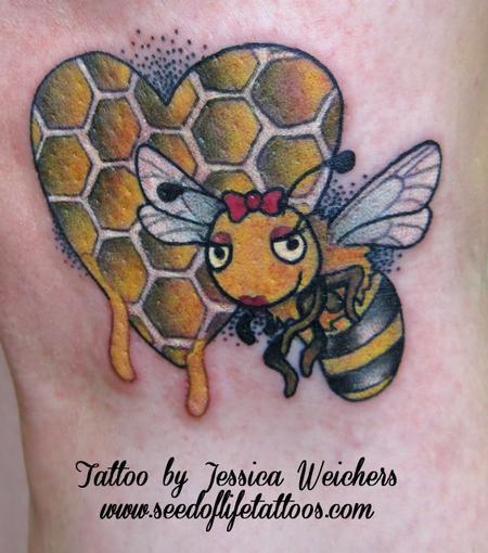 Tattoos - The bees Knees girlie piece - 90006