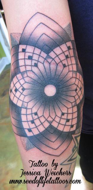 Tattoos - Sacred Geometry Mandala - 90067