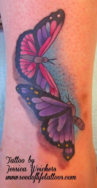 Tattoos - Butterflies - 90077