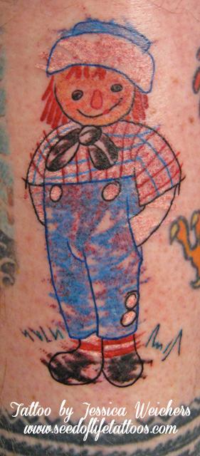 Tattoos - Raggedy Andy Whim - 94122