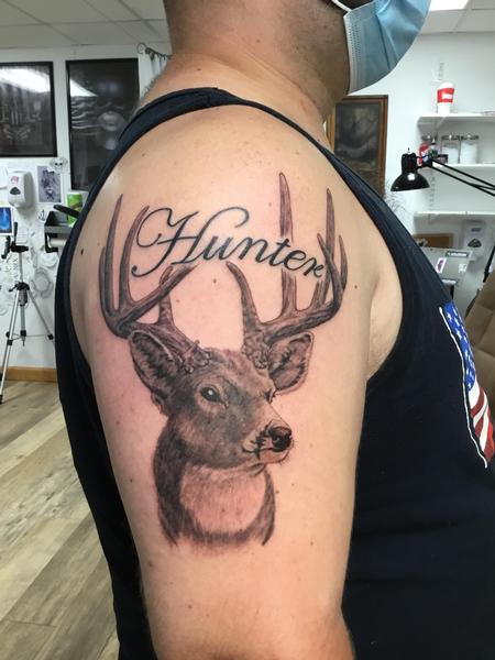 Tattoos - Whitetail Buck - 142792