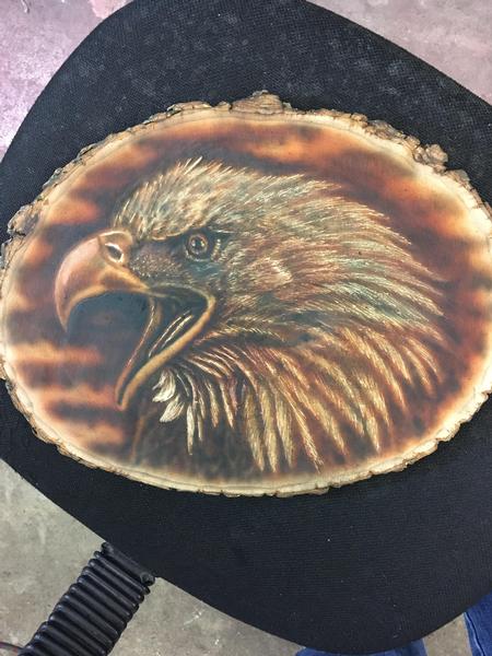 Tattoos - Bald Eagle Airbrush Art  - 142793